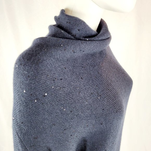 Brunello Cucinelli Women's Blue Sequin Sweater NWT - Picture 5 of 8